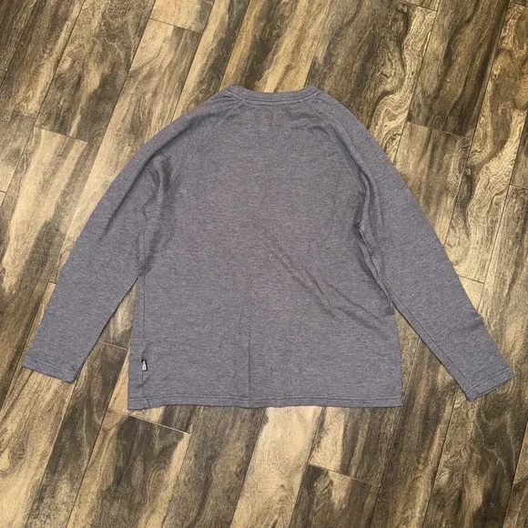 Eddie Bauer Fleece Crewneck Pullover Sweater Light Grey Men's Size L Outdoor - Picture 6 of 7